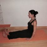 Stabsitz bzw Langsitz -Dandasana