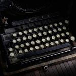 typewriter, writing, letters, vintage, old, retro, keys, writer, author
